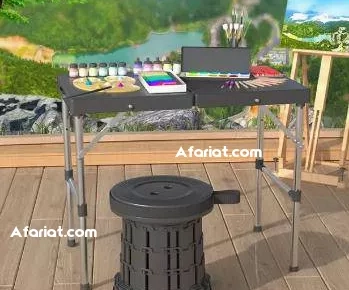 Ensemble de table et tabourets pliants