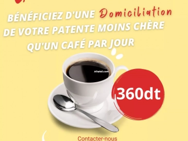 Domiciliation moins chère qu'un café par jour Domiciliation moins chère qu'un café par jour