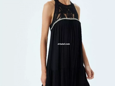 robe courte noir