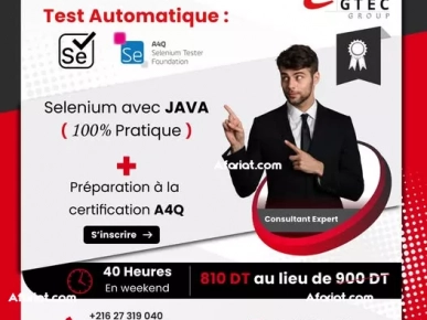 Formation Selenium JAVA / PYTHON A4Q Formation Selenium JAVA / PYTHON A4Q
