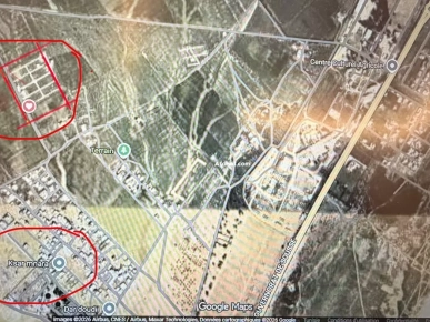 terrain à Hammamet sud vue sur mer ksar mnara