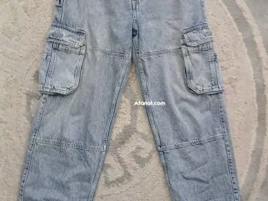 Baggy Cargo Jeans BERSHKA