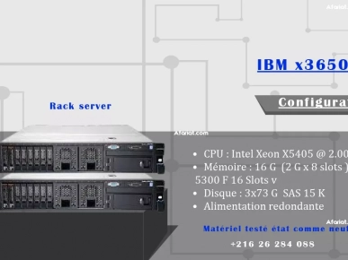 Lots des serveurs IBM