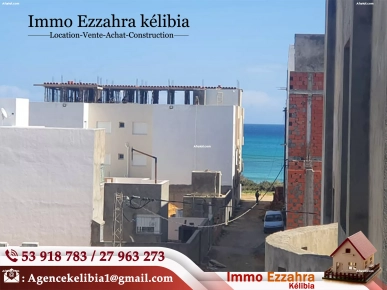une maison inachevéé à 50m de la merveilleuse plage #ezzahra