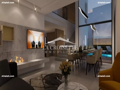 Penthouse S+3 a Jardins de Carthage ZAV1201