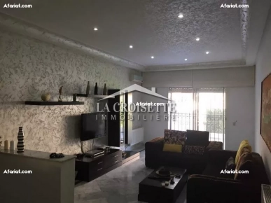 Rez-de-chaussée S+3 meublé à Ain Zaghouan Nord ZAL3148