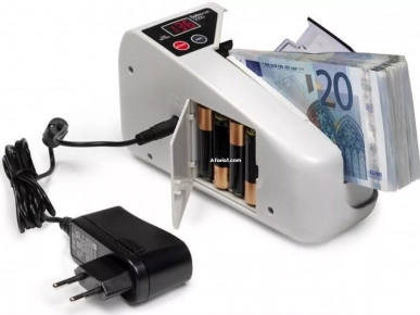 compteuse de billets portable avec affichage led marque Artek