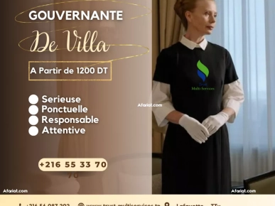 GOUVERNANTE DE VILLA A RIADH LANDALUS GOUVERNANTE DE VILLA A RIADH LANDALUS