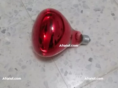 Ampoule infrarouge à vis E27 220V 250W pour lampe IRG Ampoule infrarouge à vis E27 220V 250W pour lampe IRG