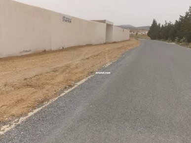 Terrain clôturé de  8200m² à HAMMAMET