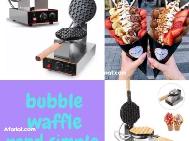 bubble waffle rond simple bubble waffle rond simple