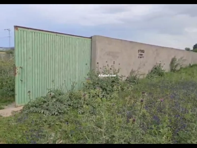 Un terrain de 1000m2 sur la route principale sidi younes