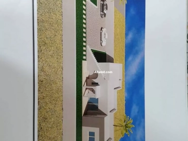Villa inachevée à Hammamet sud .