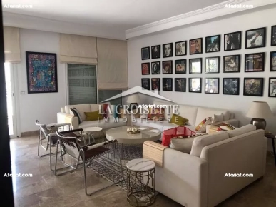 Penthouse meublé S+4 avec piscine aux Berges du Lac ZAL0626