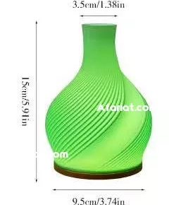 lampe vase imprimée en 3D Résine