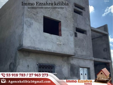 une villa neuve à vendre  à Ezzahra Hammem Ghzez