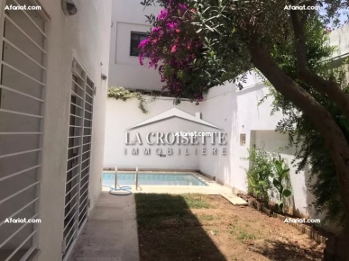 Duplex S+3 avec Jardin et piscine à La Marsa ZDL0242