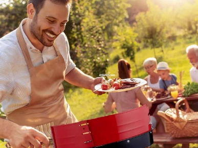 Barbecue charbon Ø 37.5 cm sur 3 pieds