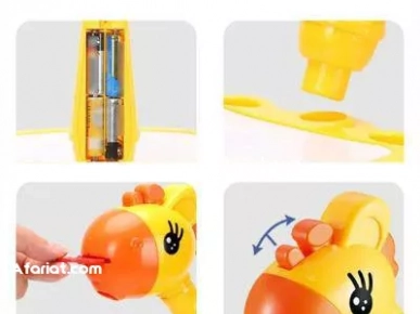 TABLE DE DESSIN À PROJECTION POUR ENFANTS JAUNE