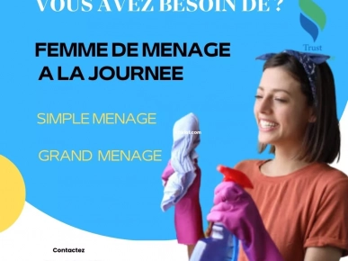 Nettoyage rapide et soigné – femme de ménage par jour A Bab Saado Nettoyage rapide et soigné – femme de ménage par jour A Bab Saado
