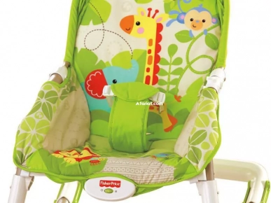 Transat balançoire vibrant et musical   2en1marque Fisher price