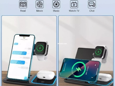 Chargeur sans fil 3 en 1