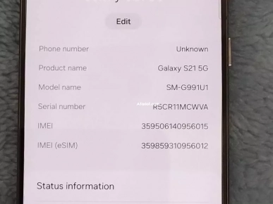 Samsung Galaxy s21 5g lmporté