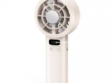 Ventilateur Portable À Main rechargeable avec écran numérique