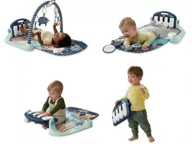 tapis d'éveil musical avec piano pour bébé marque tiibaby