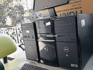 4 Pc de dell vostro quad core /RAM : 4G/Disque Dur : 500 = 399 d 4 Pc de dell vostro quad core /RAM : 4G/Disque Dur : 500 = 399 d