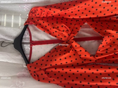 robe rouge taille s