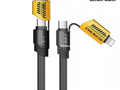 Câble Chargeur 4En1 - Interface : USB, Type-C, Lightning -