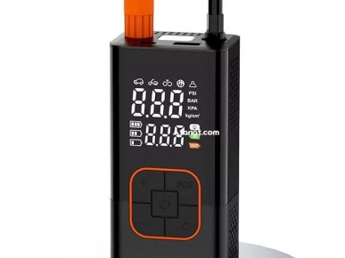 Gonfleur de pneu portable avec lumière LED