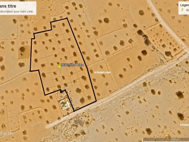 Terrain Titre Bleu Aghir Djerba