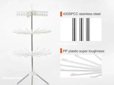 Sèche linge portable à 3 niveaux très pratique