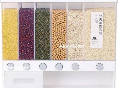 Distributeur Cereales Mural Etanche pour Aliments Secs 10 litres