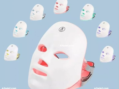 masque facial de luminothérapie LED 7 couleurs