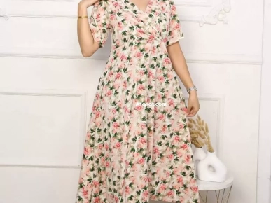 robe crêpe de soie