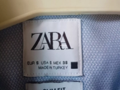 Chemise ZARA made in turkey