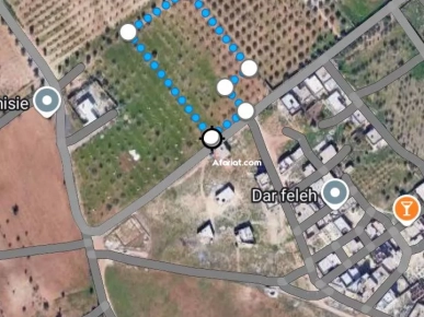 ارض ذات صبغة فلاحية مساحة  من 1000 م الى 10.000م. الهاتف 58044517 ارض ذات صبغة فلاحية مساحة  من 1000 م الى 10.000م. الهاتف 58044517