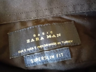 Chemise ZARA made in turkey