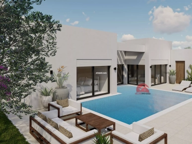 VILLA CLÉ EN MAIN AVEC PISCINE PRIVÉE À DJERBA TUNISIE