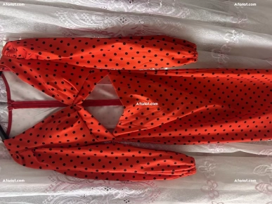 robe rouge taille s