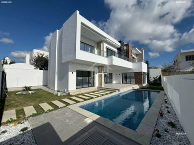 Villa S+4 toute neuve avec piscine à Hammamet à vendre 51355351