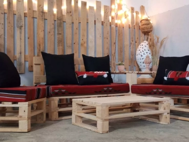 À vendre salon de jardin en bois de palette