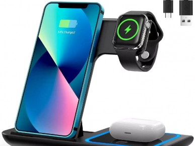 Chargeur sans fil 3 en 1