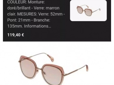 lunettes authentique police