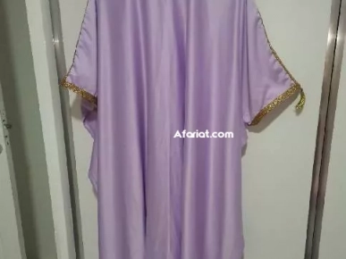 caftan traditionnel violet