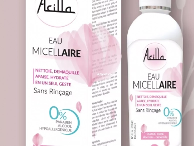 EAU MICELLAIRE DEMAQUILLANTE SANS RINÇAGE A L'EAU DE ROSE ALOE VE EAU MICELLAIRE DEMAQUILLANTE SANS RINÇAGE A L'EAU DE ROSE ALOE VE