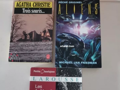 Livres en anglais et français, manuels...